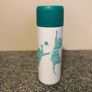 David’s tea cat tea tumbler mug